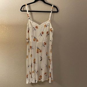 Torrid white floral dress